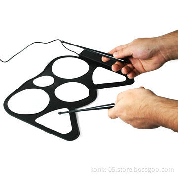 Roll-up Drum Kit with Tempo Adjustment, Easy to Use and Carry